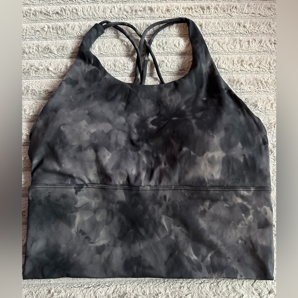 Tie dye Workout top